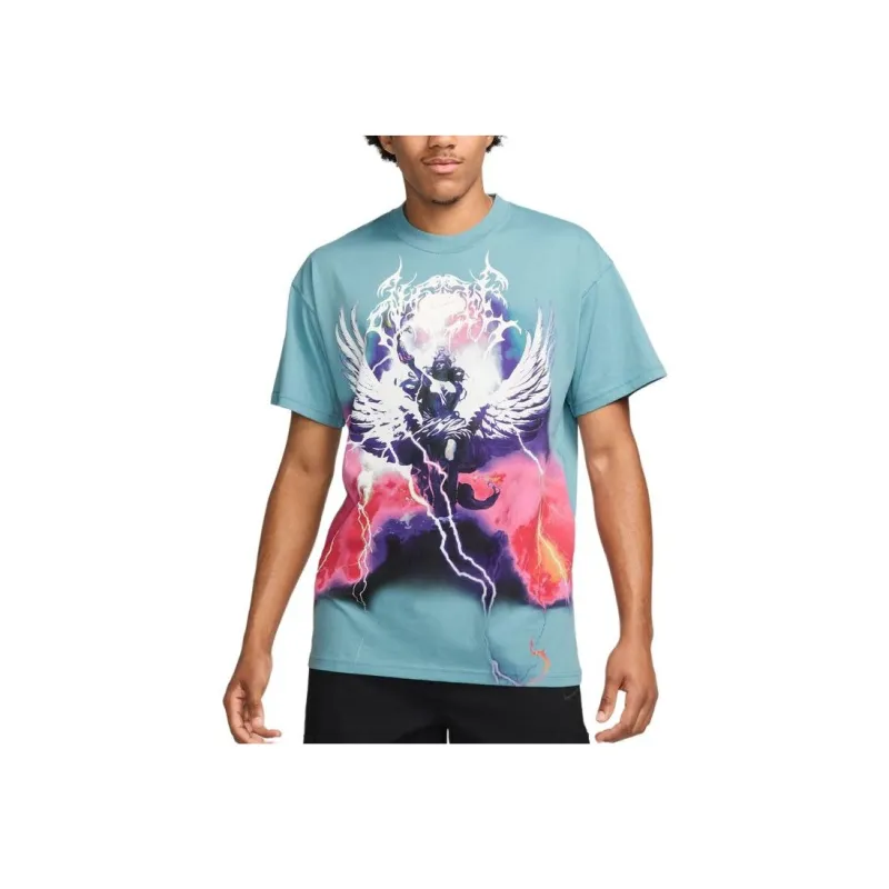 Nike T-Shirts Men Blue-0