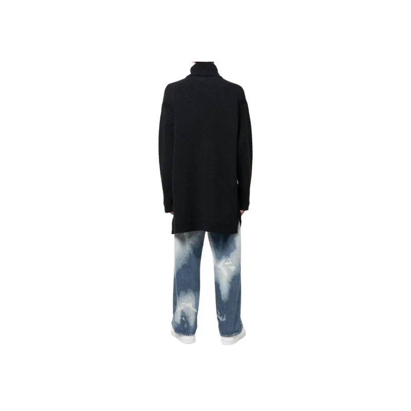 OFF WHITE Embroidered logo Roll Neck Jumper-4