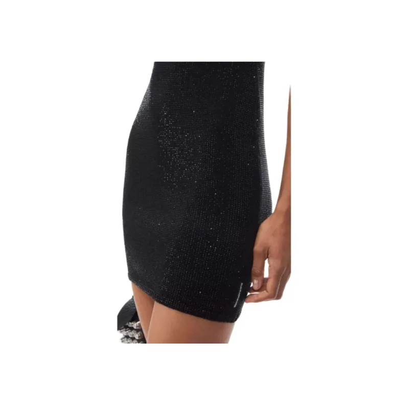 Alexander Wang Embellished Hotfix Mini Dress-4
