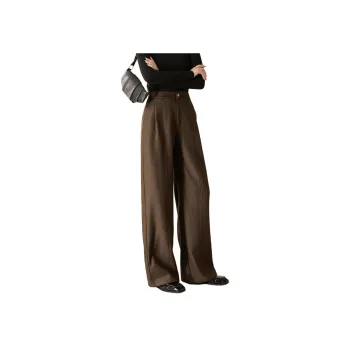 Mo Han Yi Mei Suit Trouser Women's Coffee Brown