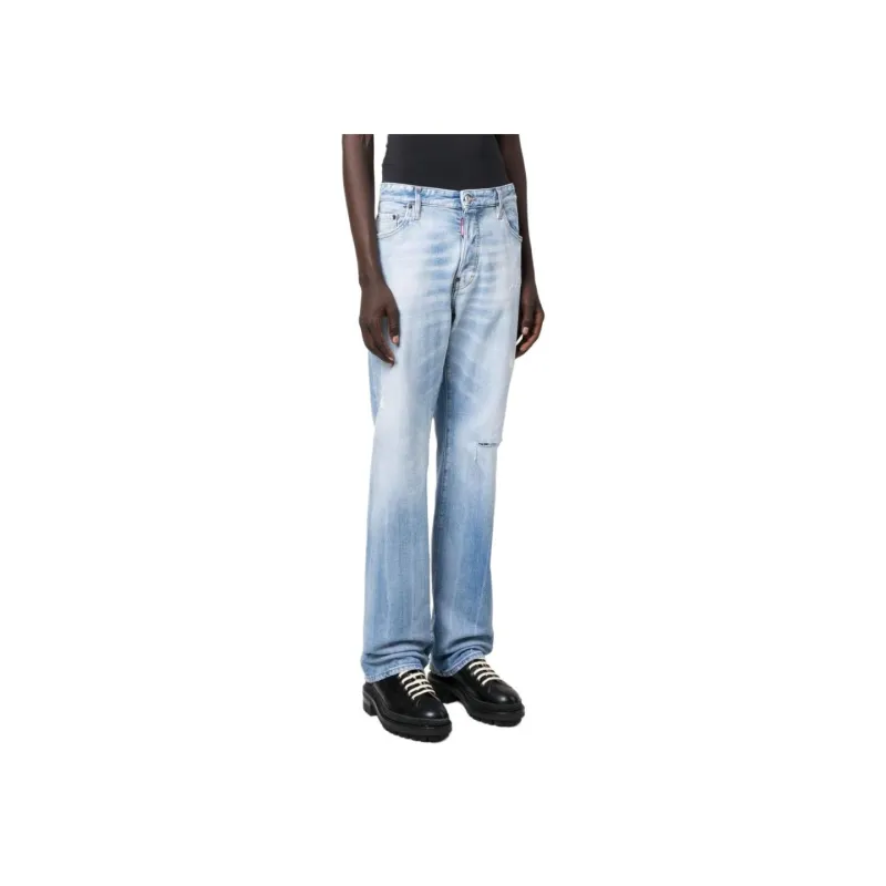 DSQUARED2 Logo patch Tapered leg Jeans-2