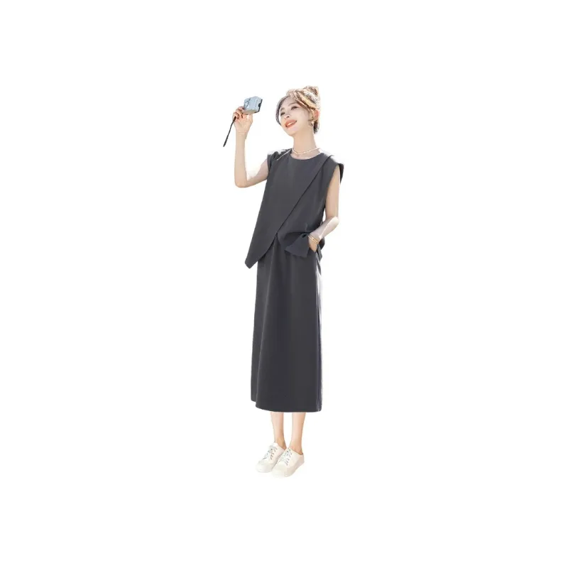 Cypress House Skirt Set Women's Dark Gray-0