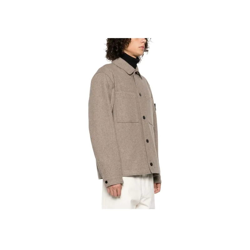 STONE ISLAND Lighter Outerwear Jacket 'Dove Grey'-4