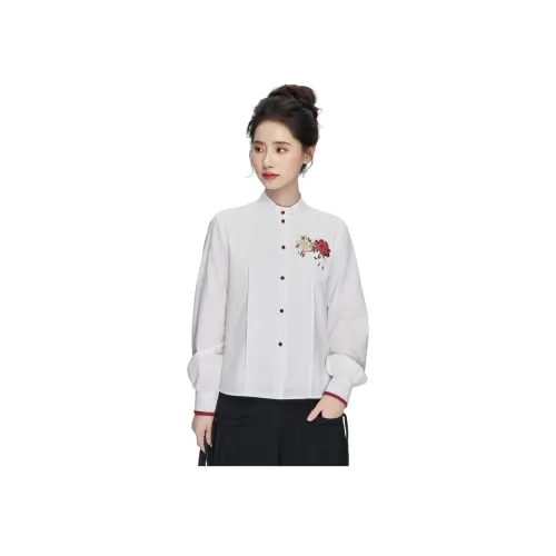 XINGHEHANGE 화이트 여성 셔츠