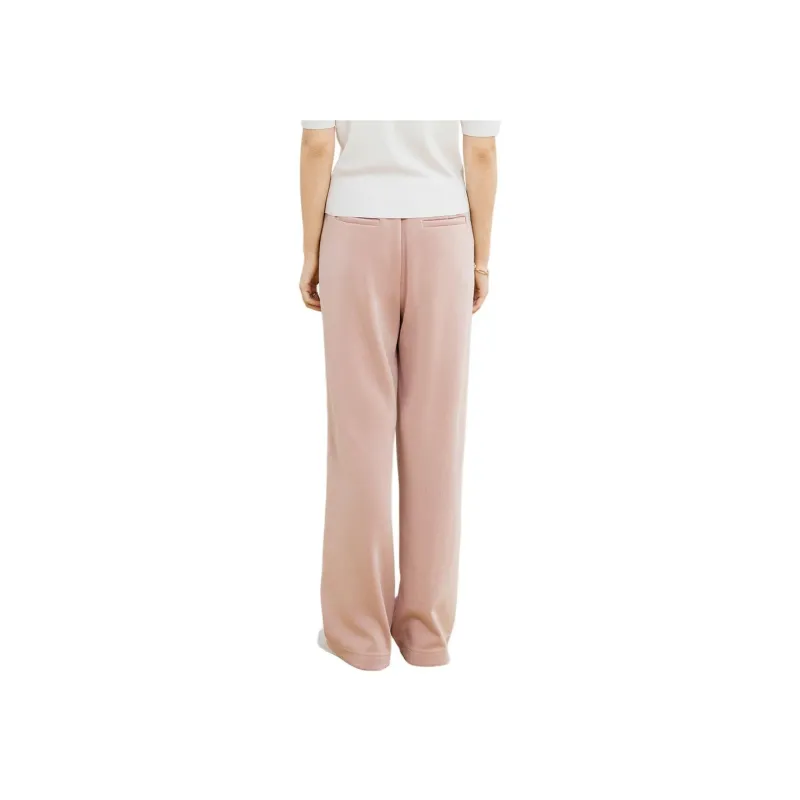 Yan Domain Casual Pants Women's Pink-2