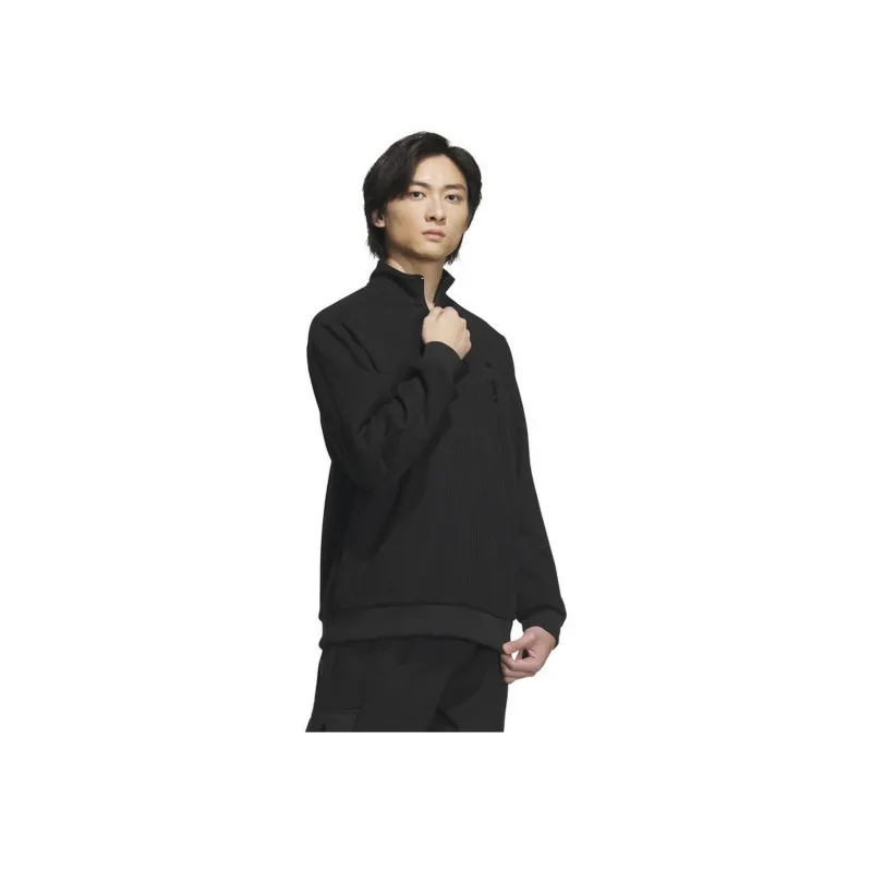 Adidas Jackets Coats Men's Black+Shopping Bag-4