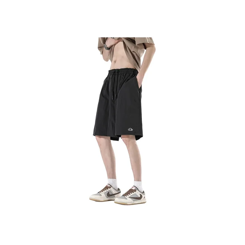 GROW DATE Cargo Shorts Unisex Night Black-82