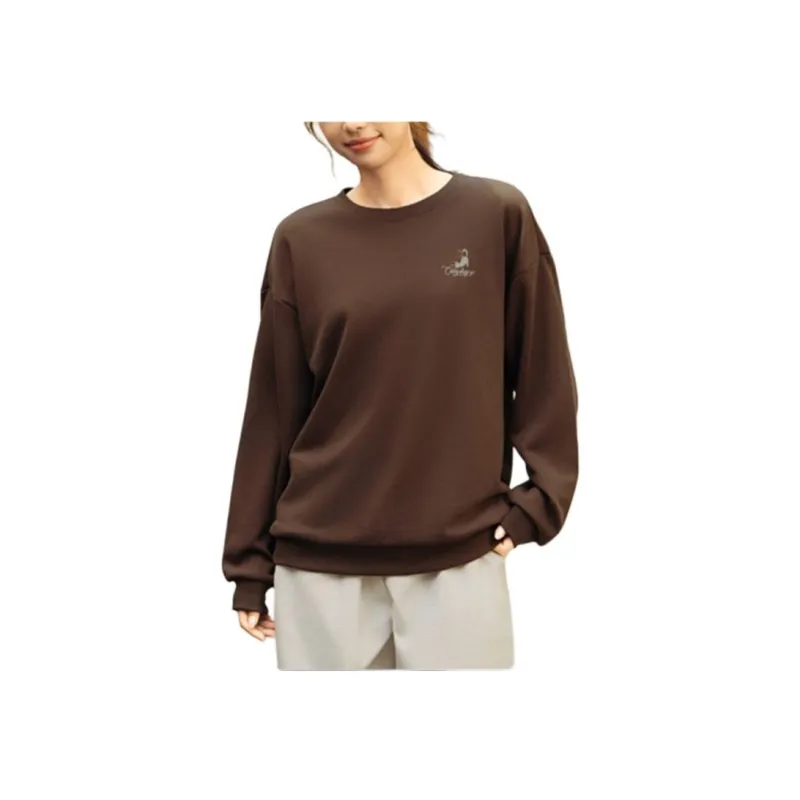 361° Variety Training Collection Sweatshirt Women's Dark Brown Coffee-2