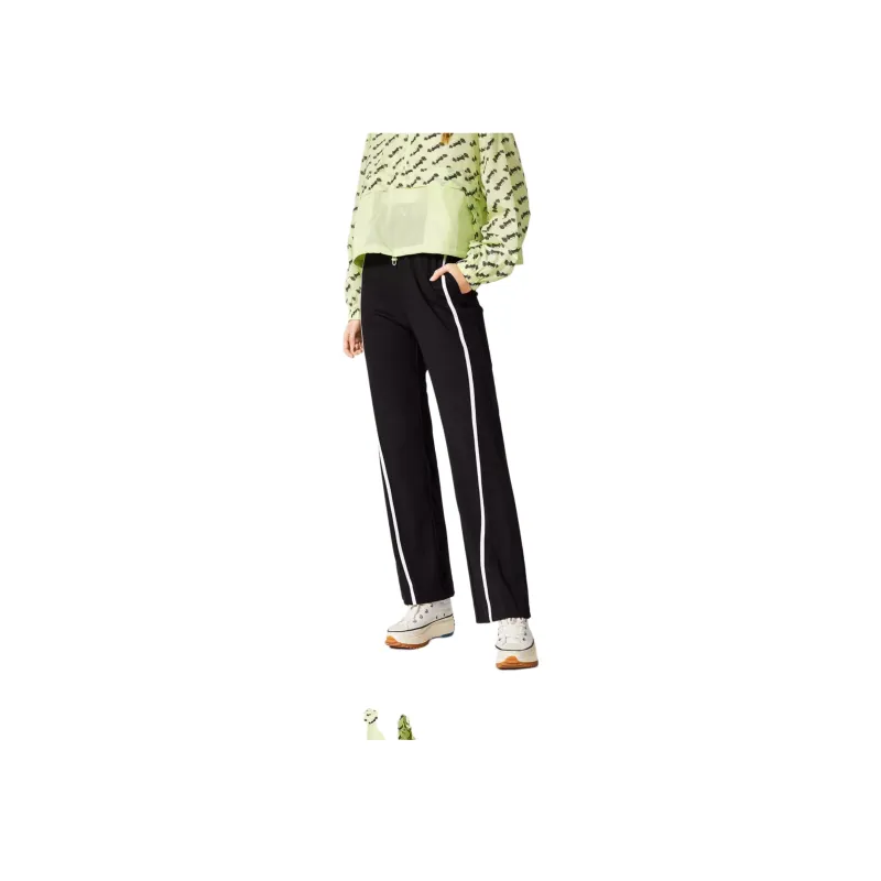 EICHITOO Casual Pants Women's Black Trim-2