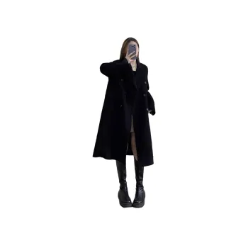 TKY SHOP Coats Women's Black