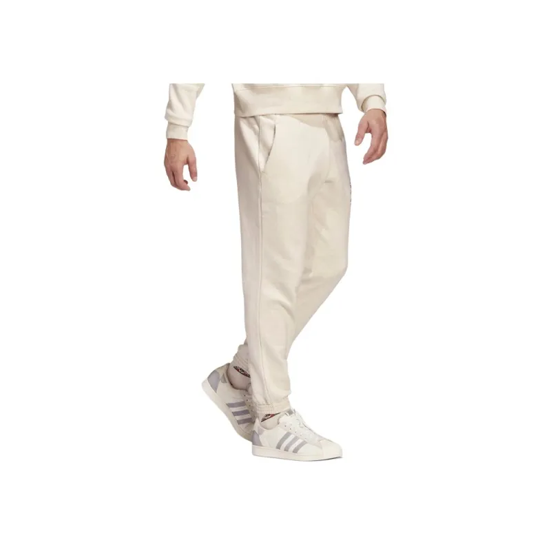 Adidas Originals Knitted Sweatpants Unisex Ivory White-6