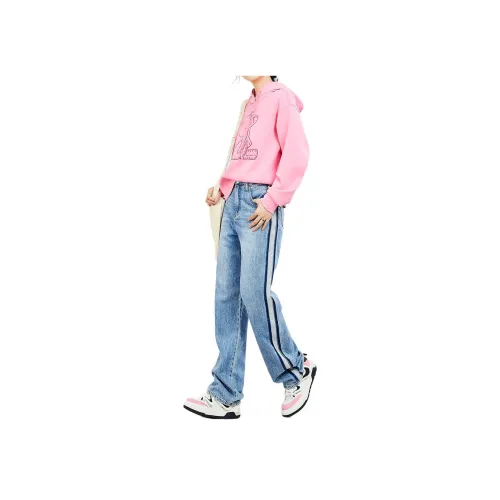 MUGUOGUOMU 블루 여성 청바지
