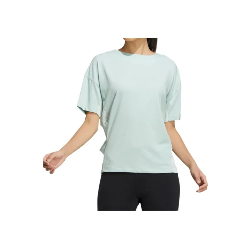 Adidas T Shirt Women's Light Green-0