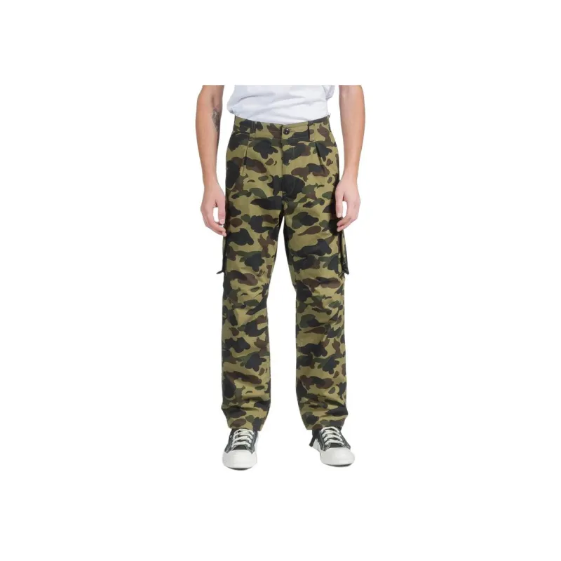 Bape 1st Camo Wide Fit 6 Pocket Pants-2
