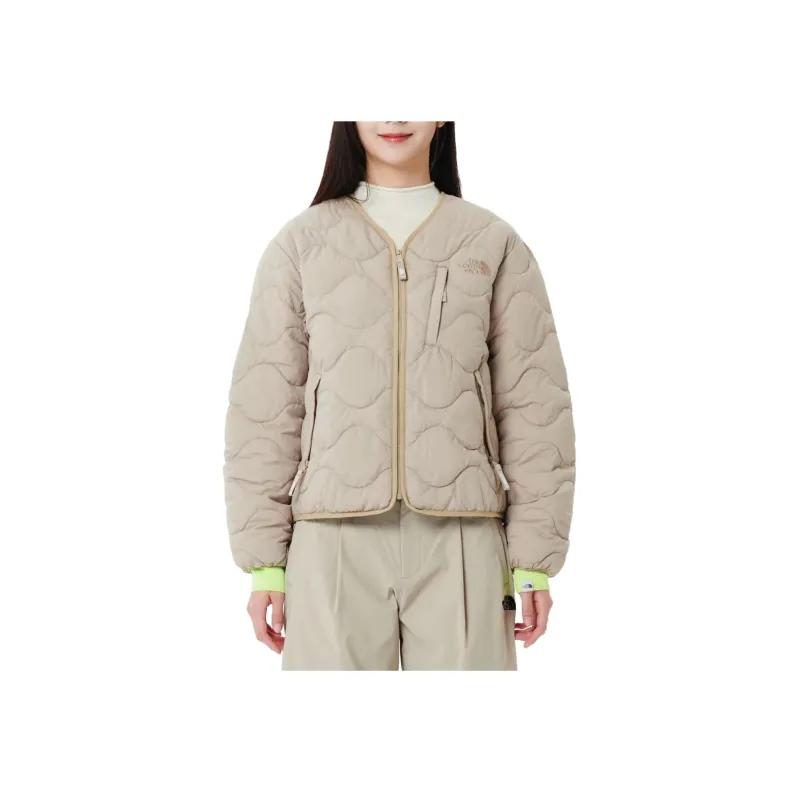 THE NORTH FACE Puffer Jacket Unisex Khaki Brown-3