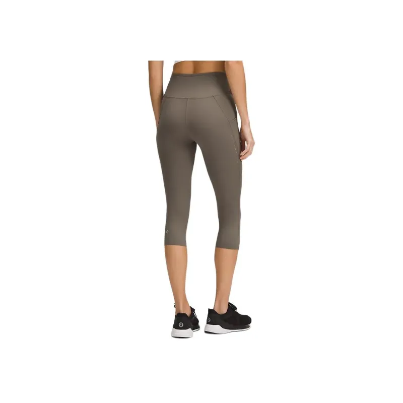Lululemon Fast And Free High Rise Crop With Pockets 19' Sports Pants Women's-1