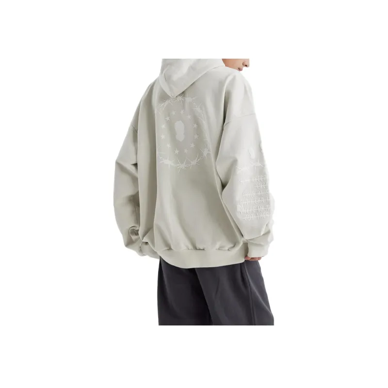 Mitchell Ness Sweatshirts Unisex Light Gray-3