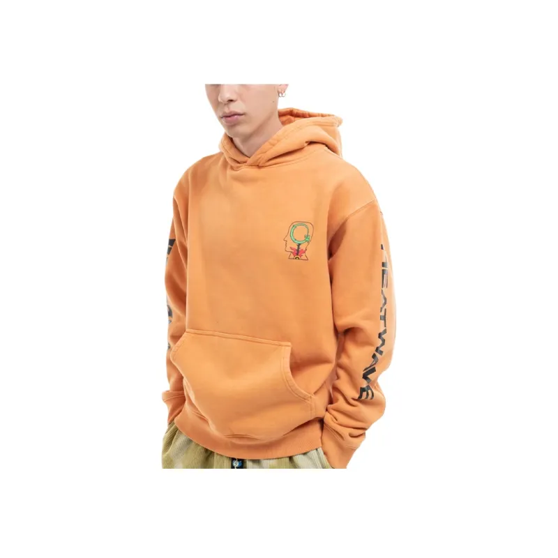 Brain Dead Sweatshirts Men Orange-2