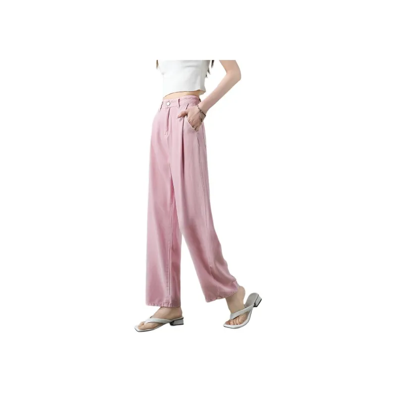 FASTFISH Jeans Women's Pink-3