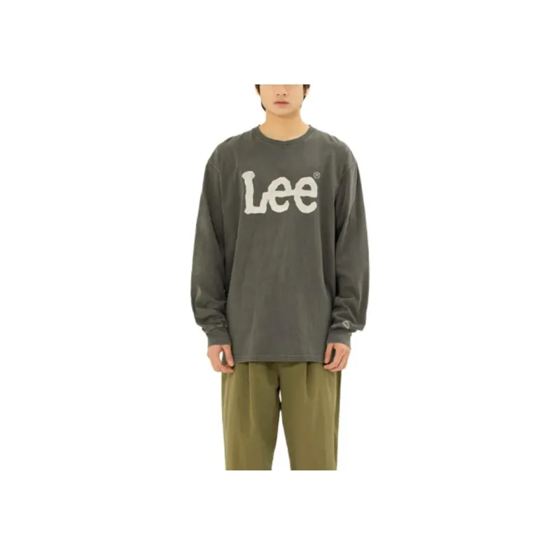 Lee T Shirts Unisex Charcoal-2