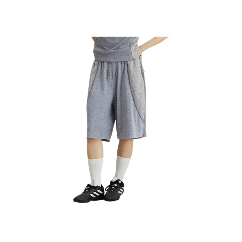 Crying Center Casual Shorts Unisex Heather Gray-1