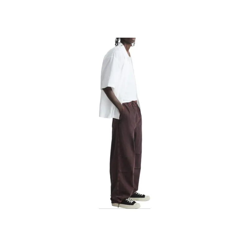 ZARA Cargo Pants Men's Red Black-4
