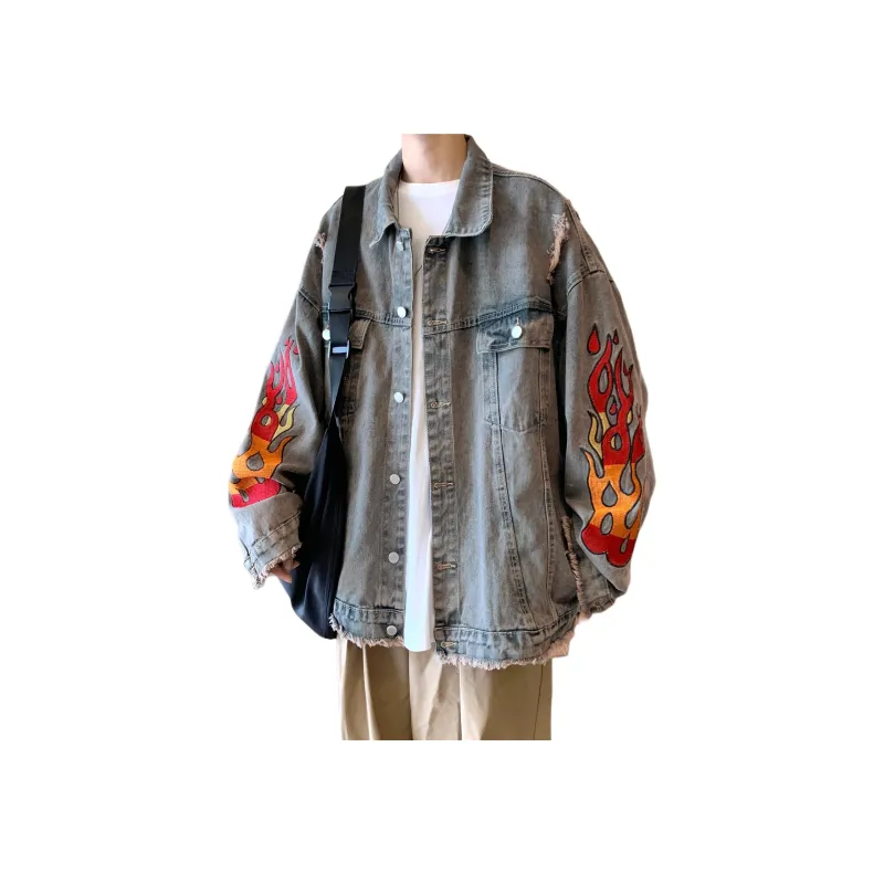 TESTUNG Denim Jacket Unisex Blue-9