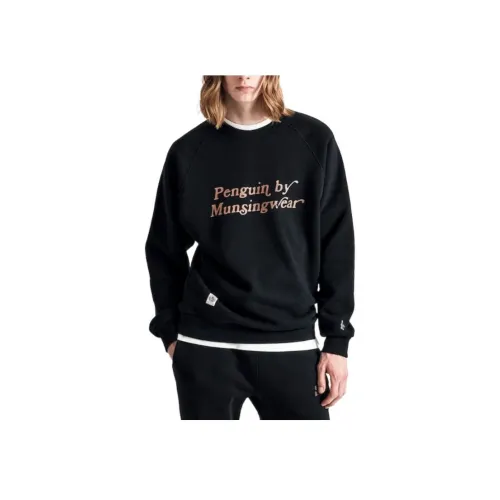 MUNSINGWEAR 블랙 남성 맨투맨