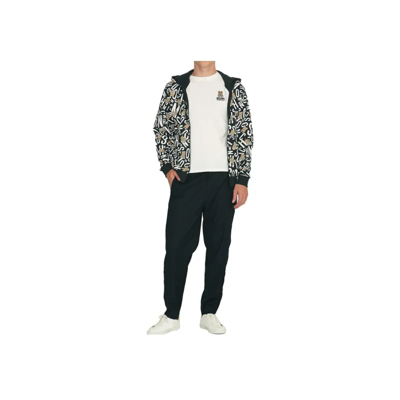 MOSCHINO Teddy Full Print Hoodie-5