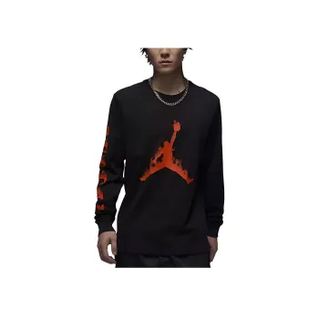 Jordan T-Shirt Men's Black/Team Orange