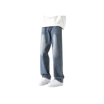 AMBER LIGHT Jeans Unisex Washed Blue