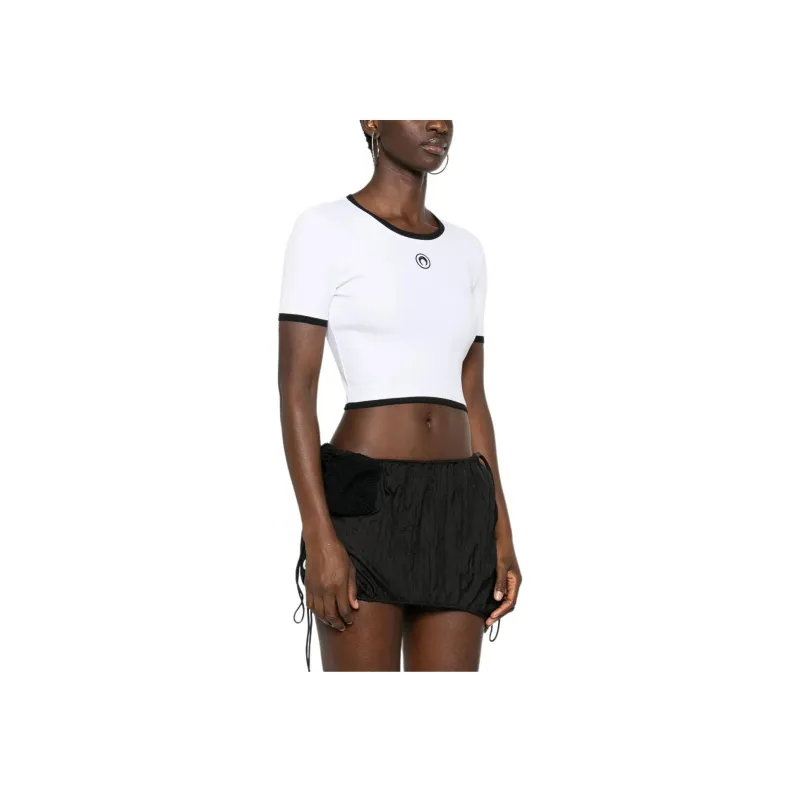 Marine Serre Moon logo Cropped Top-5