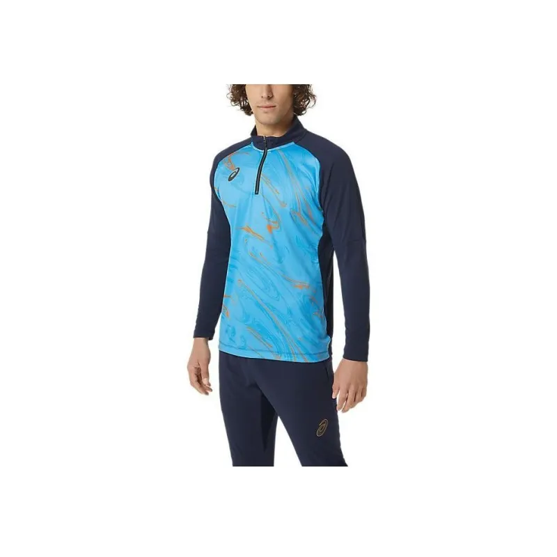 Asics Training Jerseys Jackets Men Blue-2