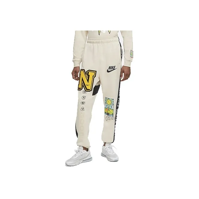 Nike Knitted Sweatpants Men's Beige-0