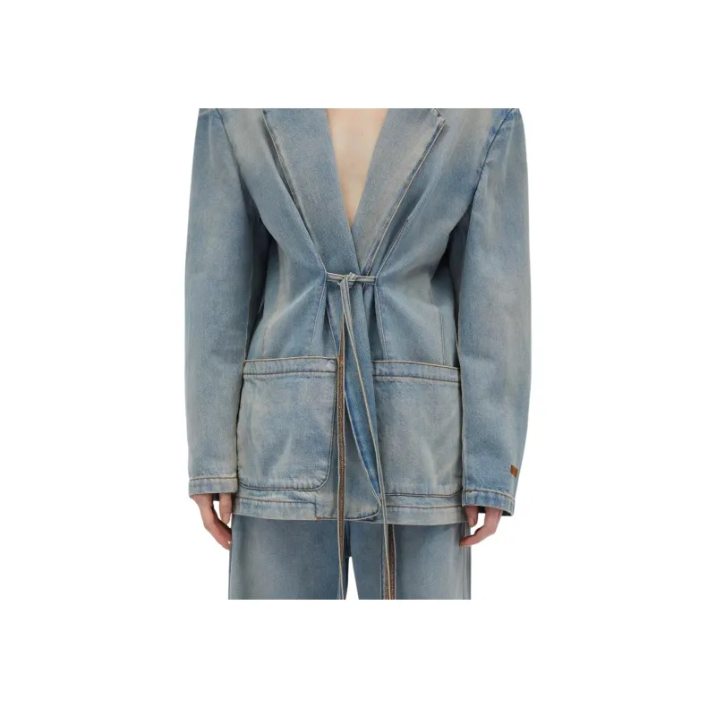 MSGM Cotton Denim Jacket-4