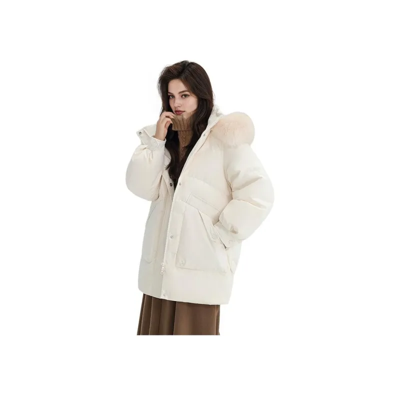 SNOW FLYING Mid length Down Jacket Women's-6