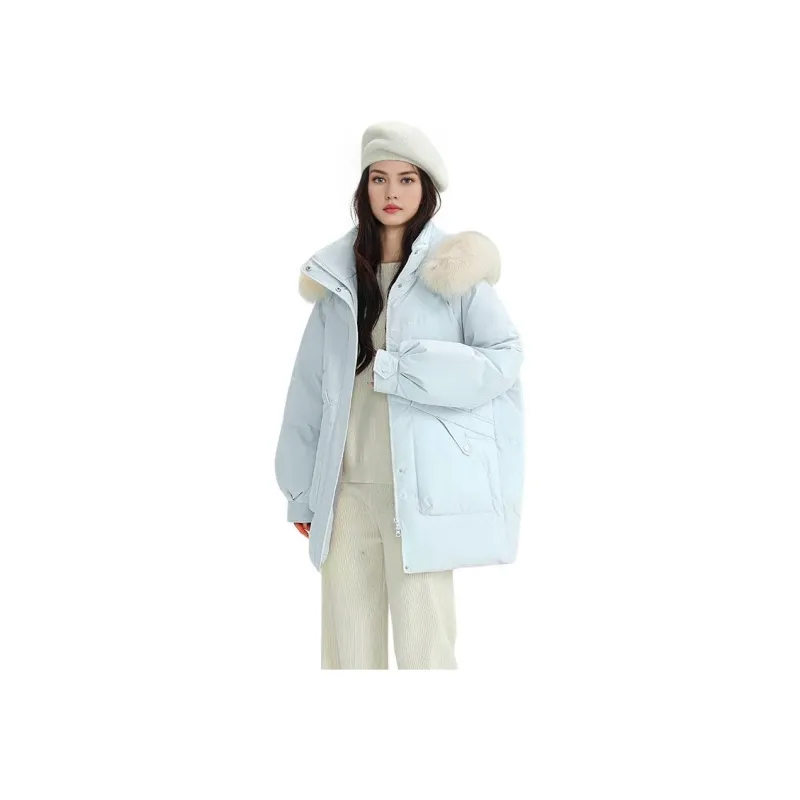 SNOW FLYING Mid length Down Jacket Women's-0