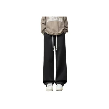 Fakeyoung Casual Pants Unisex Black