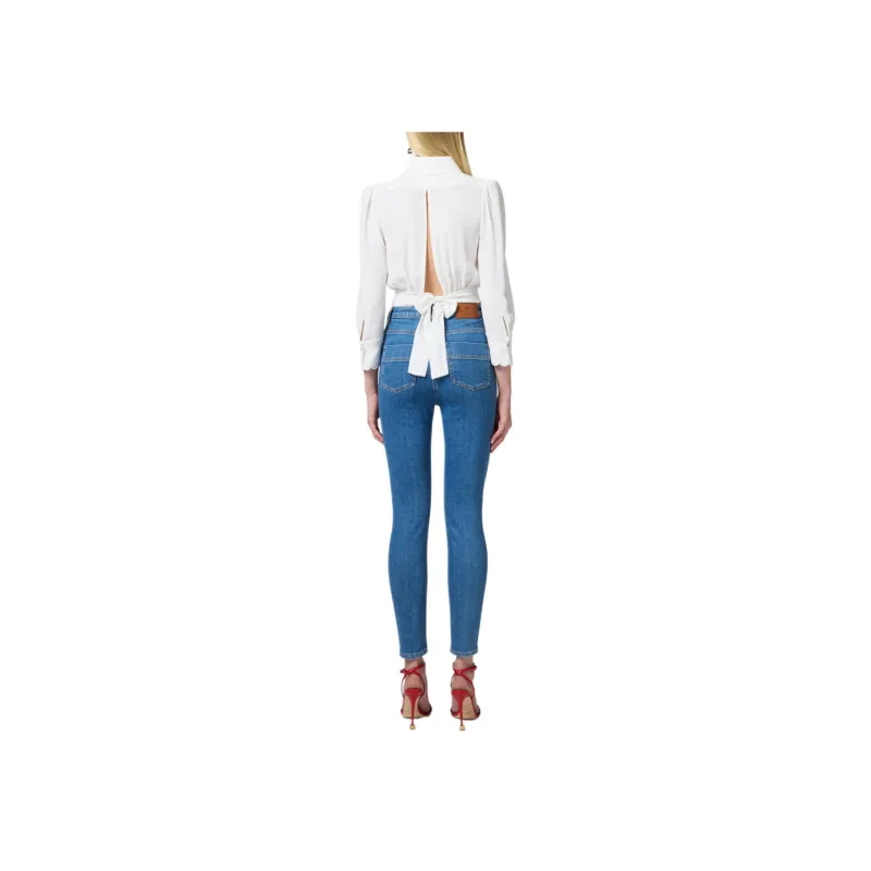 Elisabetta Franchi Logo plaque Jeans-2