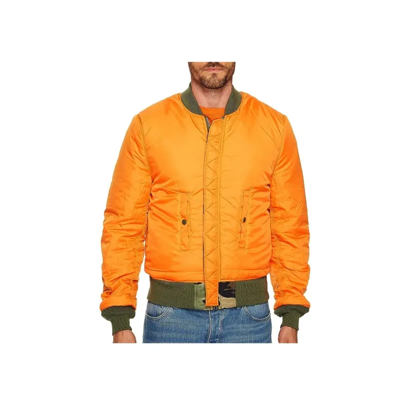 Alpha Industries Pilot Jacket Unisex Camouflage Green-5