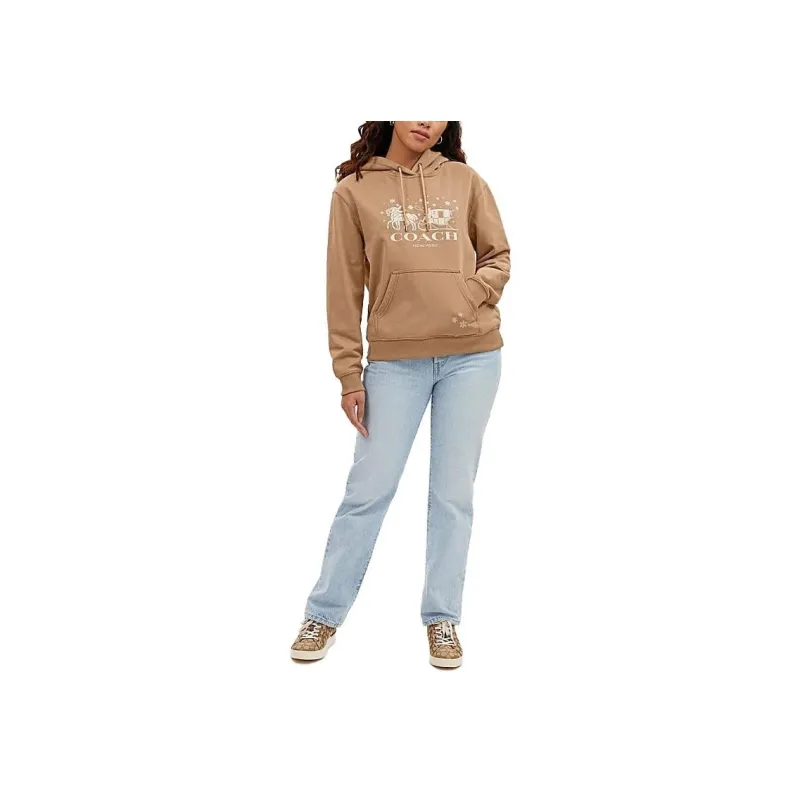 COACH FW23 Sweatshirt Women's Natural-1