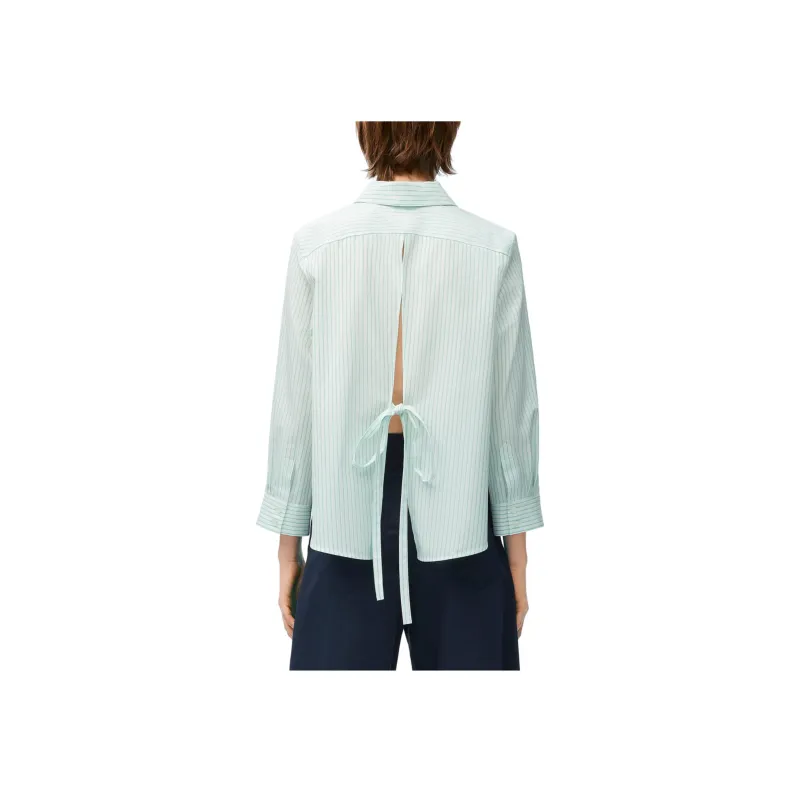 LOEWE Trapeze Striped Button Up Shirt-3