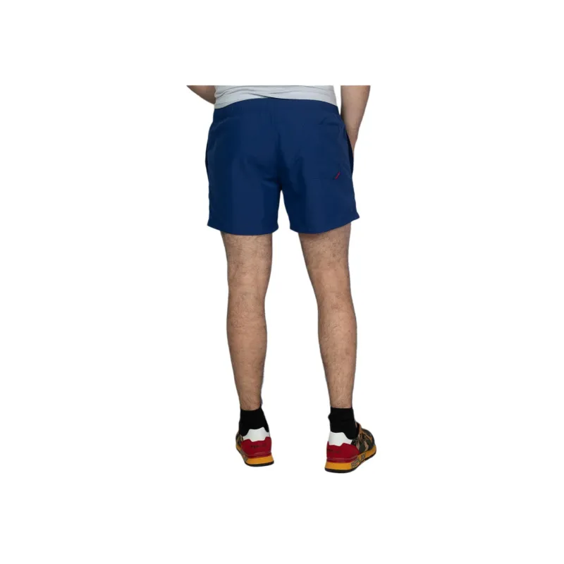 HUGO BOSS Abas Metallic Logo print Swim Shorts-2