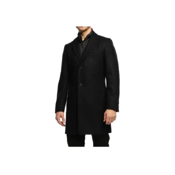 HUGO BOSS Coats Men Black