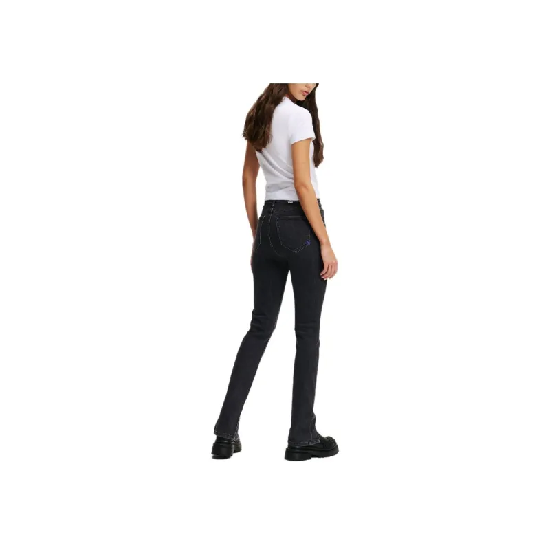 Karl Lagerfeld Jeans High rise Split hem Skinny Jeans-3