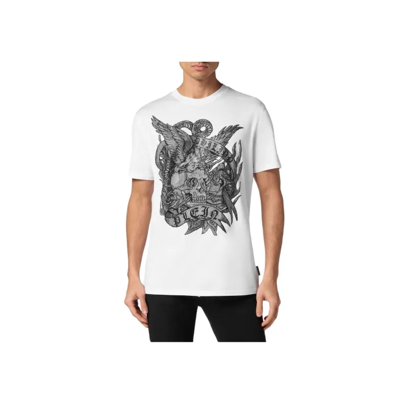 PHILIPP PLEIN Ss Tattoo Round Neck T shirt-3