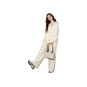 Tonlion Casual Suit Women's Apricot Beige