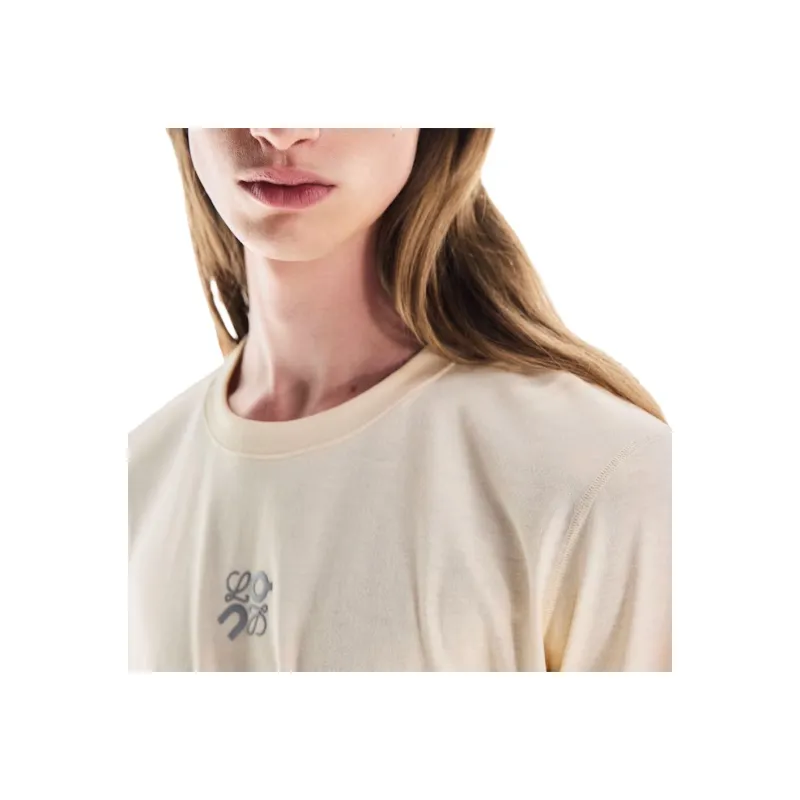 On x LOEWE Active SS25 T Shirt Unisex Beige Yellow-5