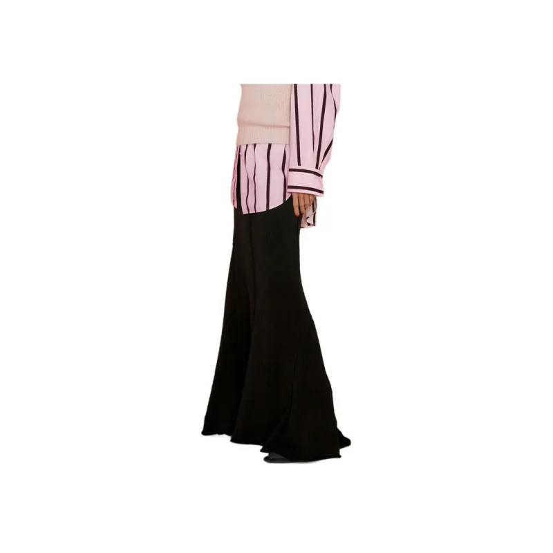 MOCO Casual Long Skirts Women's Charcoal Black-1