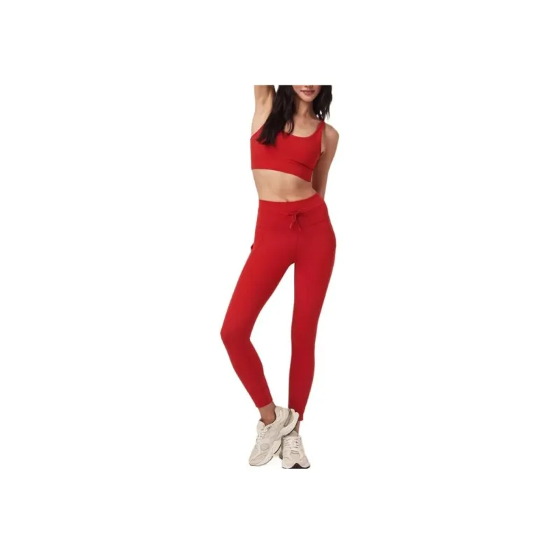 Vuori Yoga Pants Women's Crimson-1